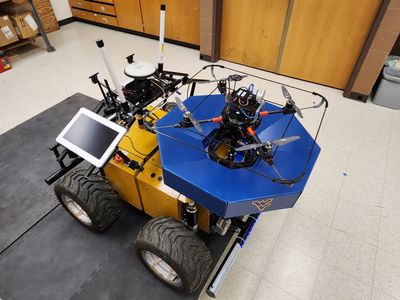 Oxpecker mounted on Rhino UGV