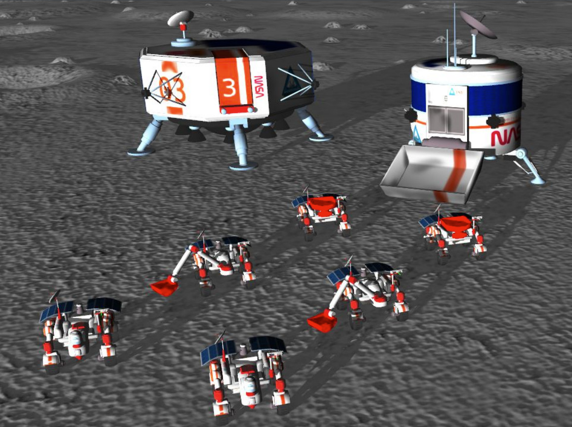 Virtual lunar environment